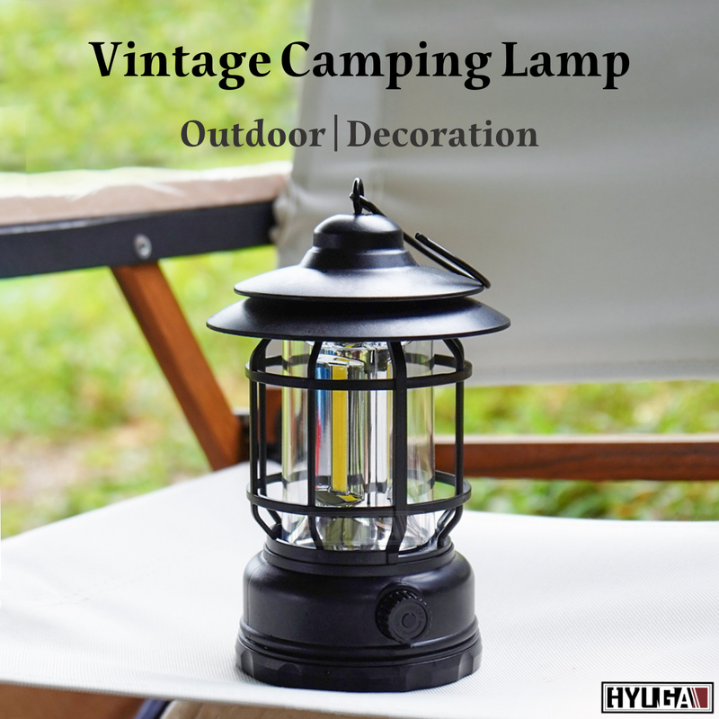 Led Vintage Camping Lantern Decorative, Outdoor Lanterns for Patio