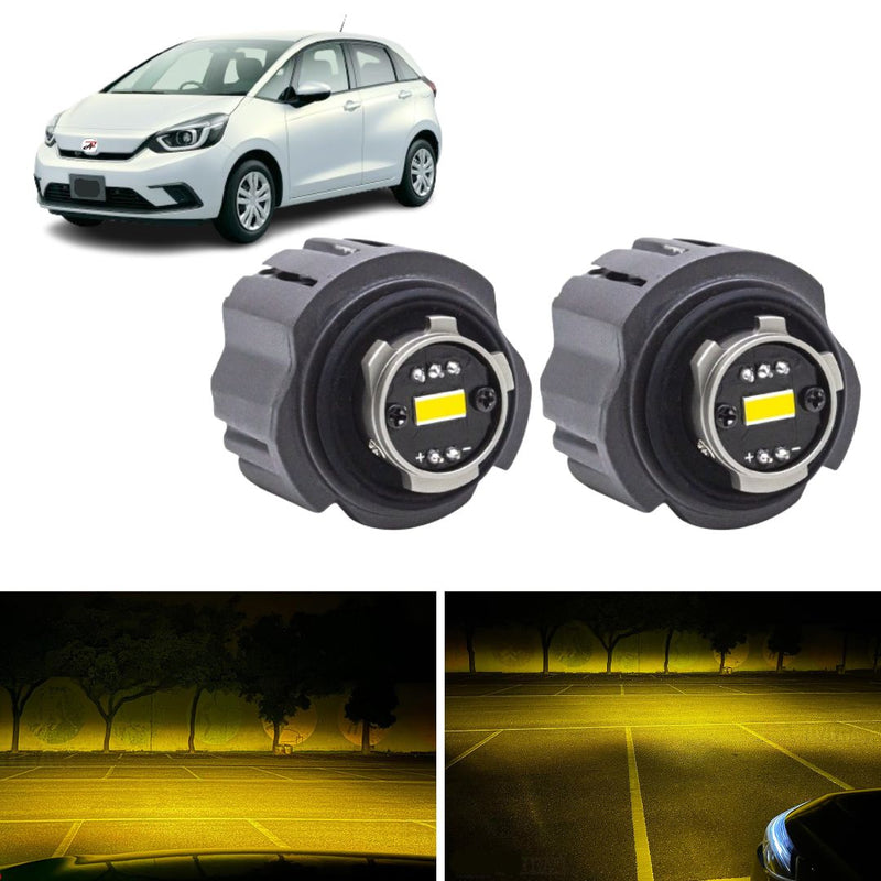 LED Bulb compatible with Honda Fit 2020 2021 2022 2023 2024 LED Turn Signal Light Indicator Light Blinker Light Rear Turn Signal/&nbsp;Reverse Light Backup Light Tail light/ Fog lights TF1 (White)/ Fog lights TF1 (Yellow) HYUGA LED BULB