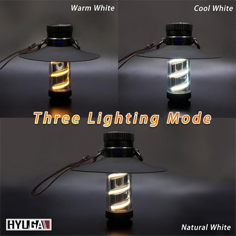 LED Camping Lantern【Ultra High Brightness 600 Lumens / Type-C / Daylight, Cool White, Warm White 】camping light camping essentials flashlight camping accessories camping gear HYUGA LED BULB