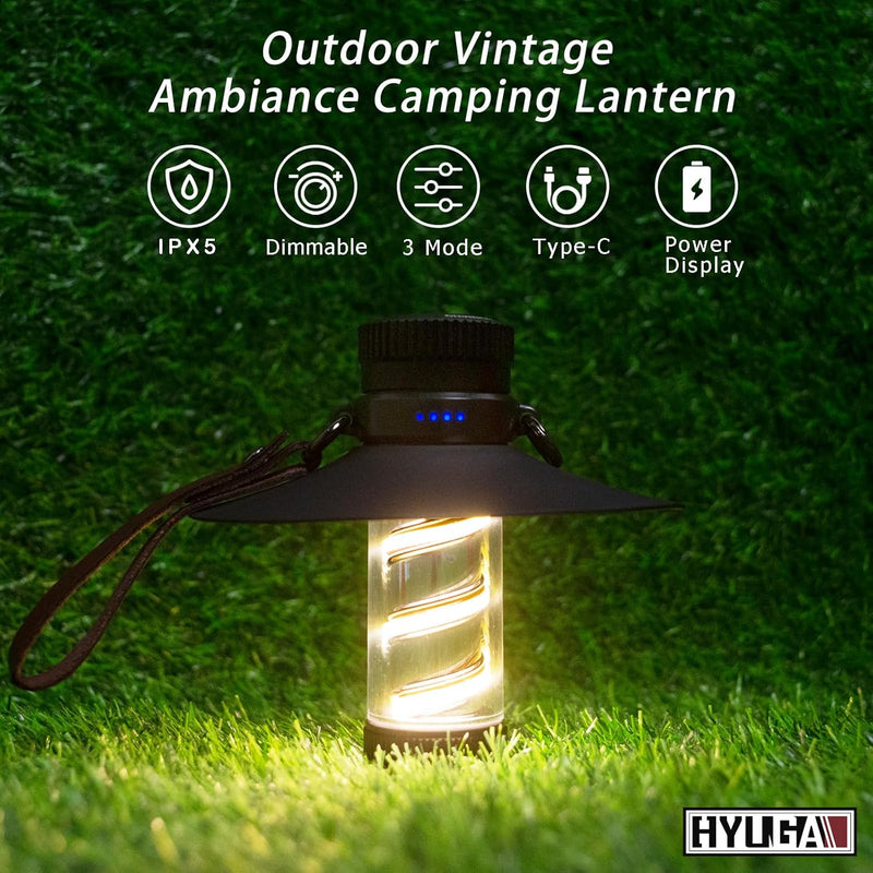 LED Camping Lantern【Ultra High Brightness 600 Lumens / Type-C / Daylight, Cool White, Warm White 】camping light camping essentials flashlight camping accessories camping gear HYUGA LED BULB