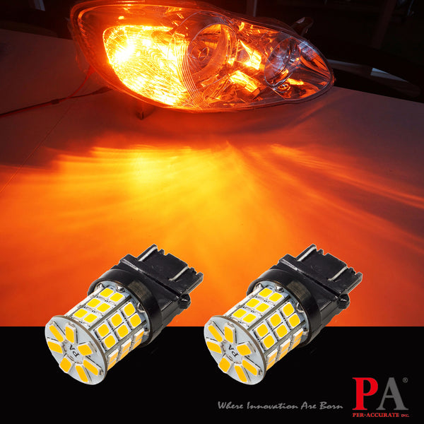 Fit For 1999 Ford Mustang GT 3157 LED custom Front Side Marker Light | Yellow HYUGA (2 Bulbs) Per-Accurate Incorporation