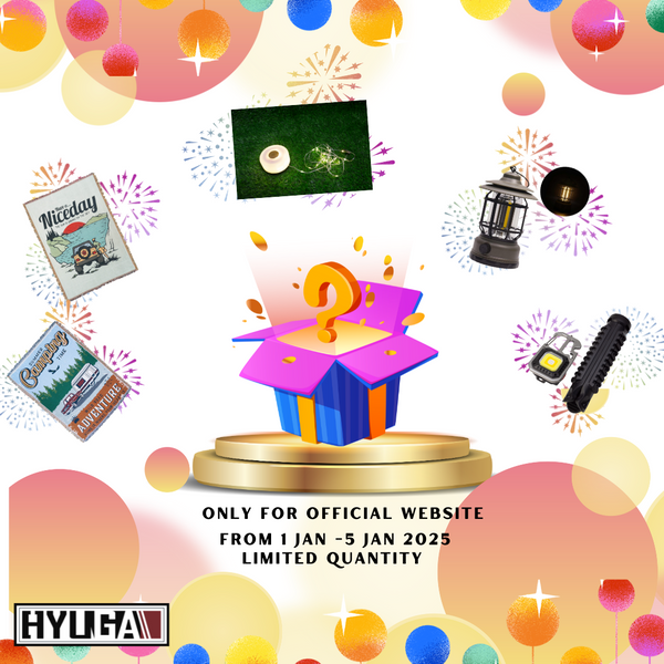 HYUGA New Year's Special Camping Gift Pack - 2025 Exclusive Limited Edition HYUGA LED BULB