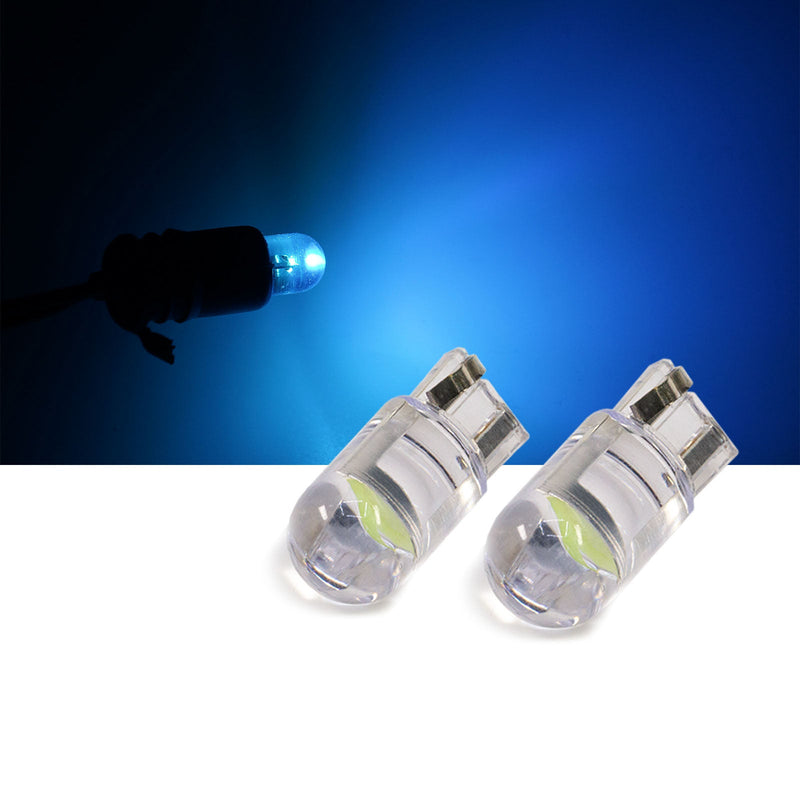 LED Replacement Bulbs Ice Blue T10 10 PCS 12V Compatible with Map Light, Dome Light, License Plate Light, Side Door Courtesy, Cargo Light, or Trunk Light, Instrument Panel Light (Pack of 10) HYUGA LED BULB