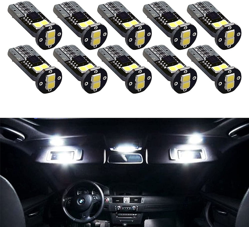 Fit For 1999 Mustang GT LED Map Glove Box Light Bulb Canbus Colour | 6SMD 2835 series (2 Bulbs) Per-Accurate Incorporation
